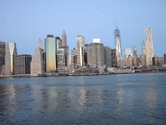 New York City Financial District At Sunrise From Brooklyn Heights.mp4